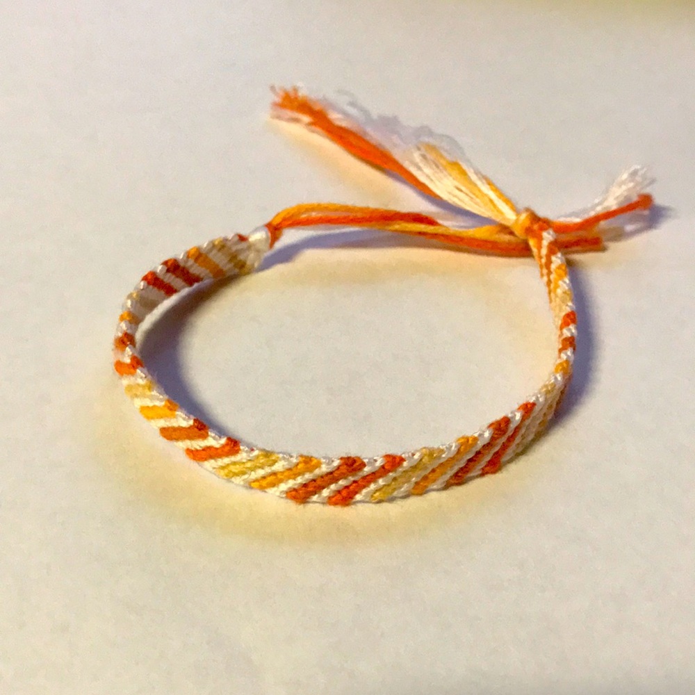 Desert color friendship bracelet